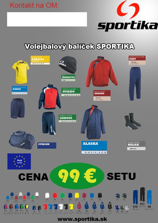 volejbalovy set sportika
